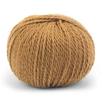 Pascuali Tibetan worsted weight yarn of ultrafine merino and yak in the color Camel 113