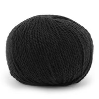 Pascuali Tibetan worsted weight yarn of ultrafine merino and yak in the color Black 137