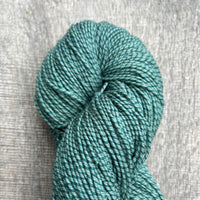 American Ewe Twisted Sport hand dyed shaniko wool yarn in the color Spruce