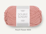 Sandnes Garn 100% merino wool yarn dk weight in the color 4033 Peach Flower