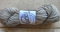 Plucky Knitter Primo DK yarn in the color HiHo Silver