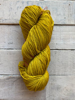 Malabrigo Ultimate Sock in the color Frank Ocre