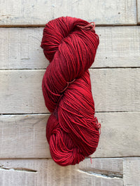 Malabrigo Ultimate Sock in the color Cereza