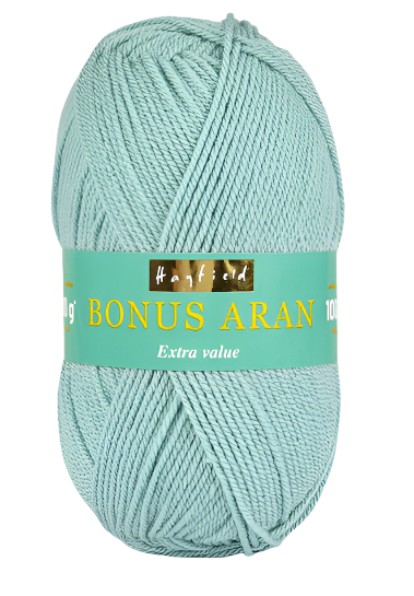 Sirdar Hayfield Bonus Aran Worsted weight acrylic yarn color lagoon blue 607