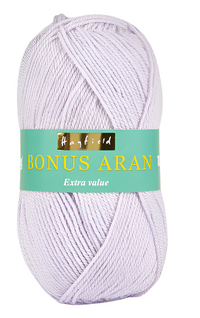 Sirdar Hayfield Bonus Aran Worsted weight acrylic yarn color lavender 565