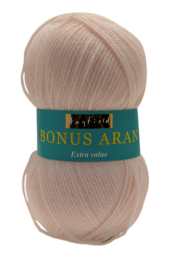 Sirdar Hayfield Bonus Aran Worsted weight acrylic yarn color peaches 888