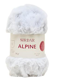 Sirdar Alpine Faux Fur yarn color Rabbit 414