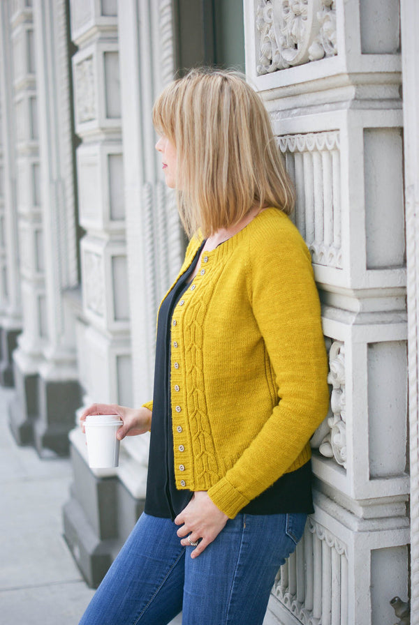 Southwell Cardigan pattern by Olive Knits