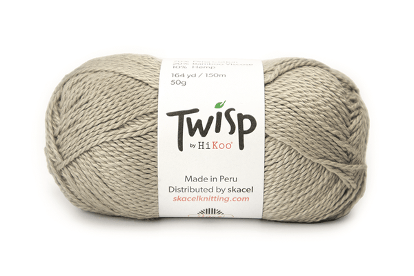 HiKoo Twisp sport weight yarn in the color beechwood 6006