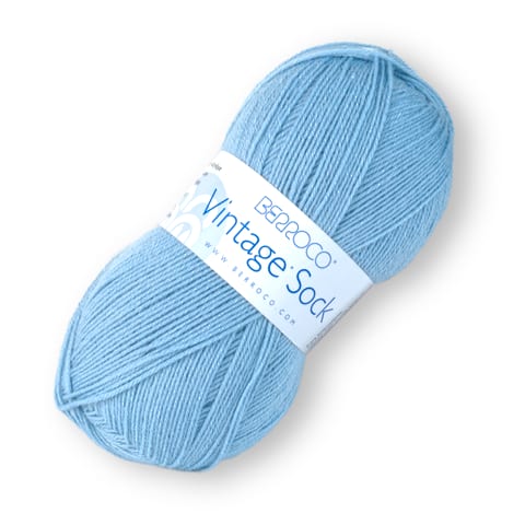 erroco Vintage Sock Yarn in the color Sky Blue 12023