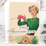 Knitter's Note Cards