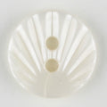 Cream Shell Pattern Button 13mm