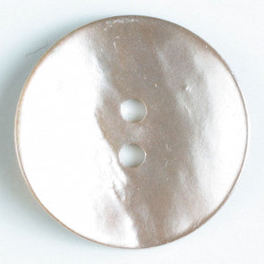 Natural Pearl Shell Button Pink 18mm