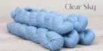 The Fibre Company Amble Yarn Mini Skein in the color Clear Sky