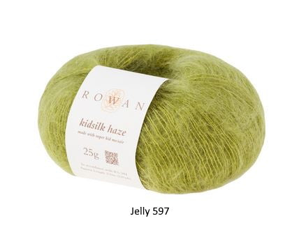 Rowan Kidsilk Haze Yarn in the color Jelly 597