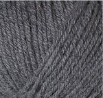 Berroco Lucca cashmere and cotton yarn in the color Pewter 5807