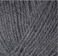 Berroco Lucca cashmere and cotton yarn in the color Pewter 5807