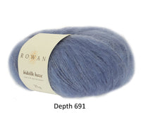 Rowan Kidsilk Haze Yarn in the color Depth 691